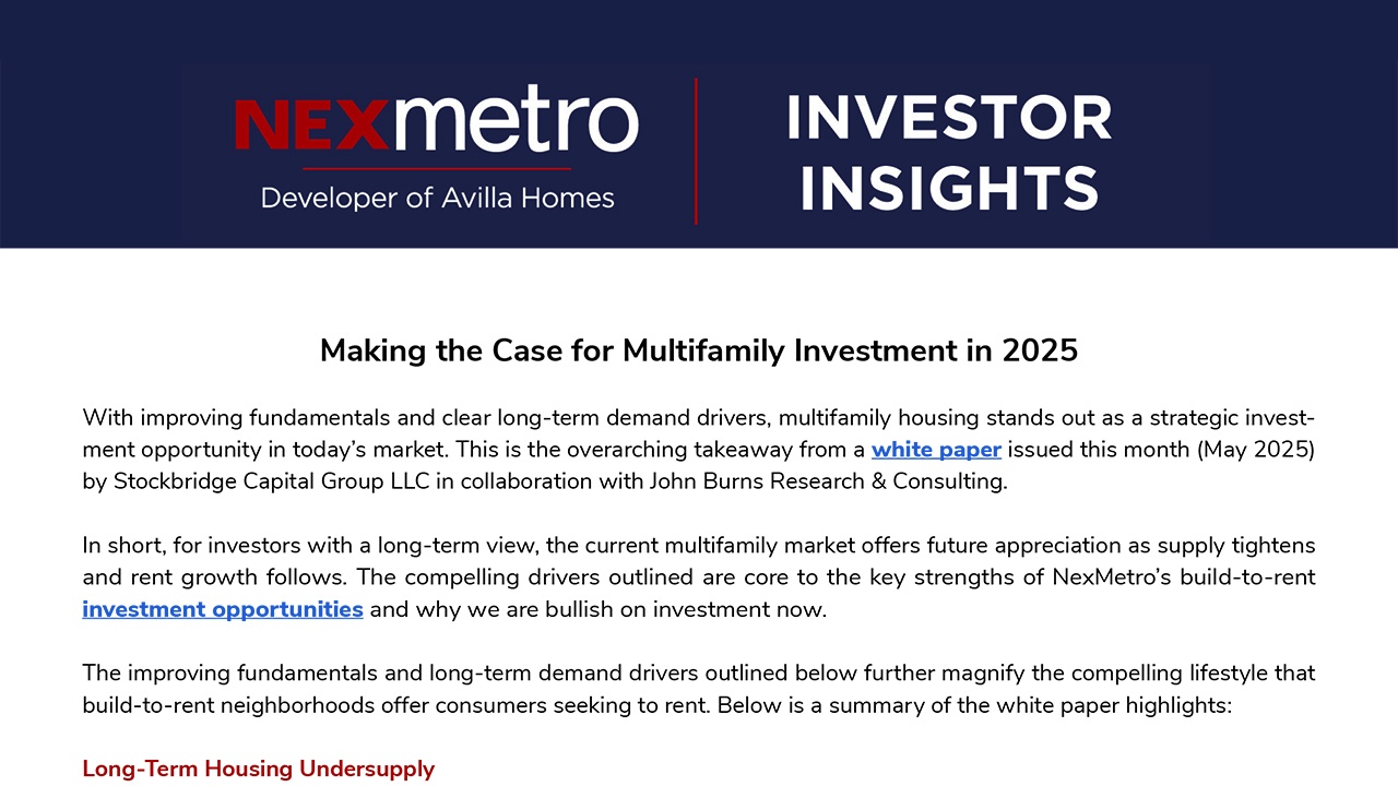 Making the Case for Multifamily Investment in 2025