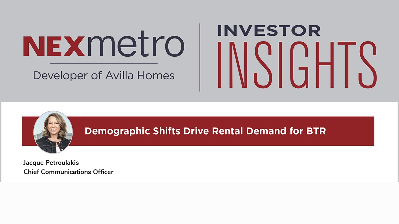 Demographic Shifts Drive Rental Demand for BTR